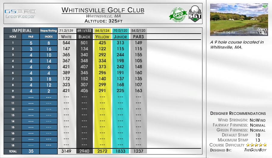 Rolling Green Golf Club Fall Edition — GSPro course in Springfield, Pennsylvania, USA, designed by Greg McDonald, runpuddrun