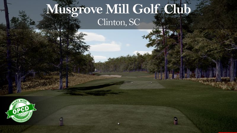Musgrove Mill Golf Club — GSPro course in Clinton, South Carolina, USA, designed by JPruitt10