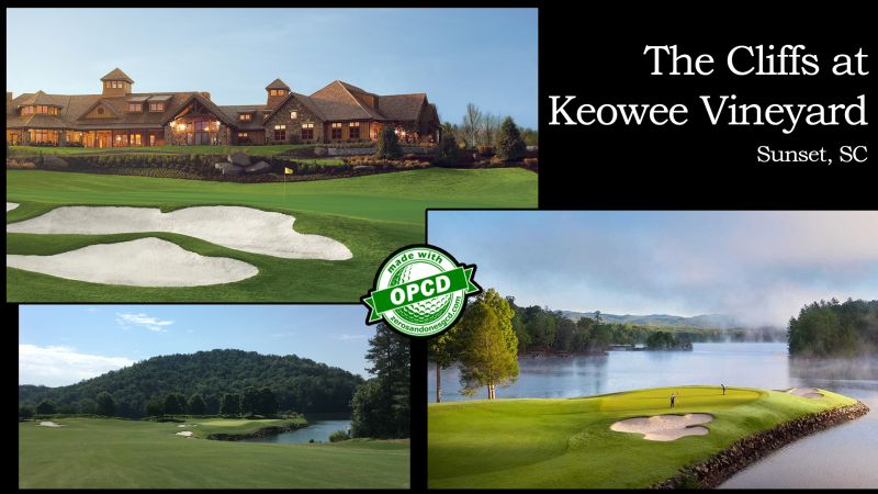 The Cliffs at Keowee Vineyards — GSPro course in Salem, South Carolina, USA, designed by JPruitt10