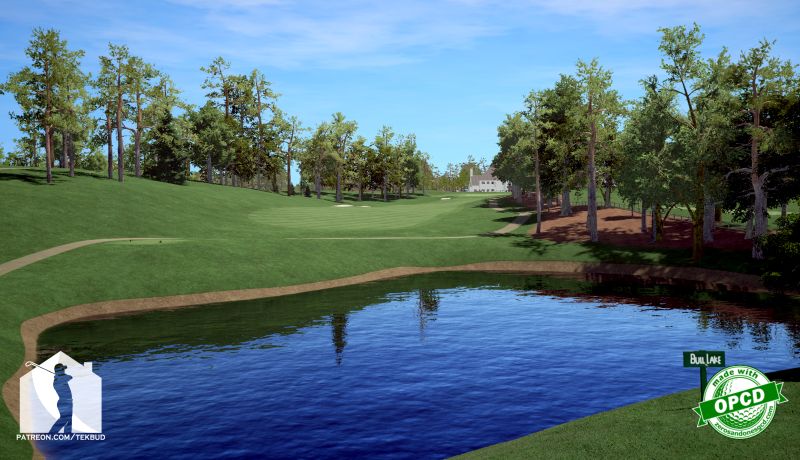 Cherokee Town and Country Club South — GSPro course in Atlanta, Georgia, USA, designed by Tekbud