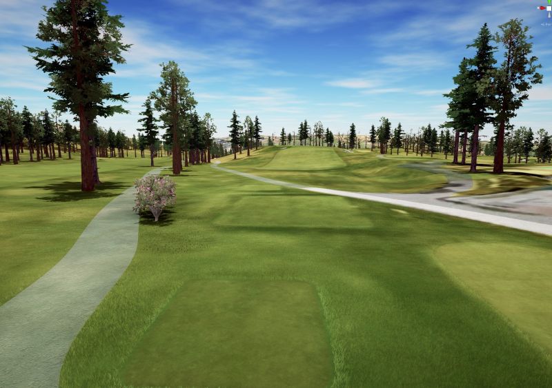 Sequoyah Country Club — GSPro course in Oakland, California, USA, designed by Tekbud