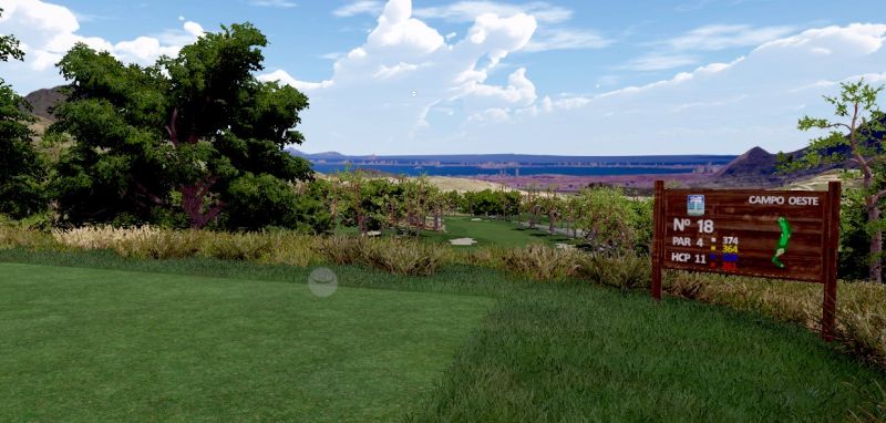 La Manga West — GSPro course in Mar Menor, Murcia, Spain, designed by simplyme80