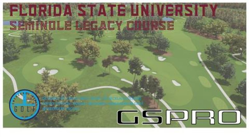 Florida State University – Seminole Legacy — GSPro course in Tallahassee, Florida, USA, designed by Emergency 9 Golf