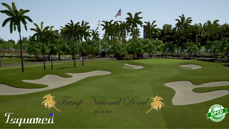 Trump National Doral – Golden Palm — GSPro course in Doral, Florida, USA