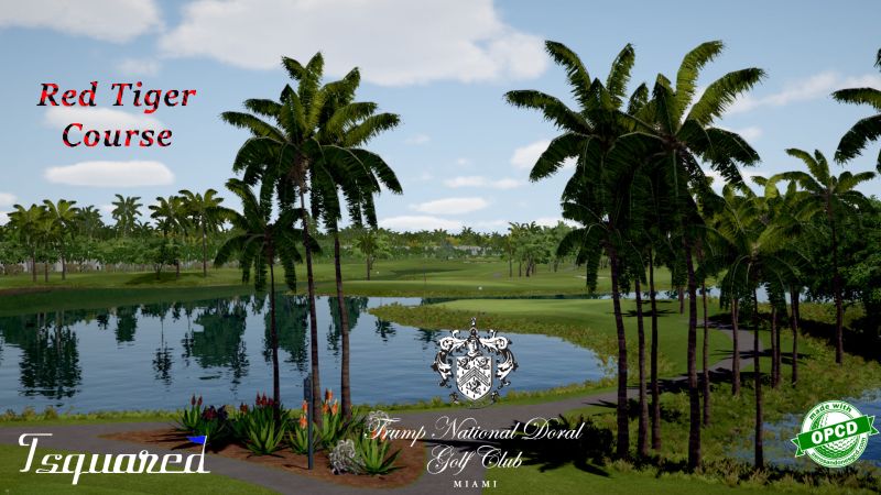 Trump National Doral – Red Tiger — GSPro course in Doral, Florida, USA, designed by Tsquared
