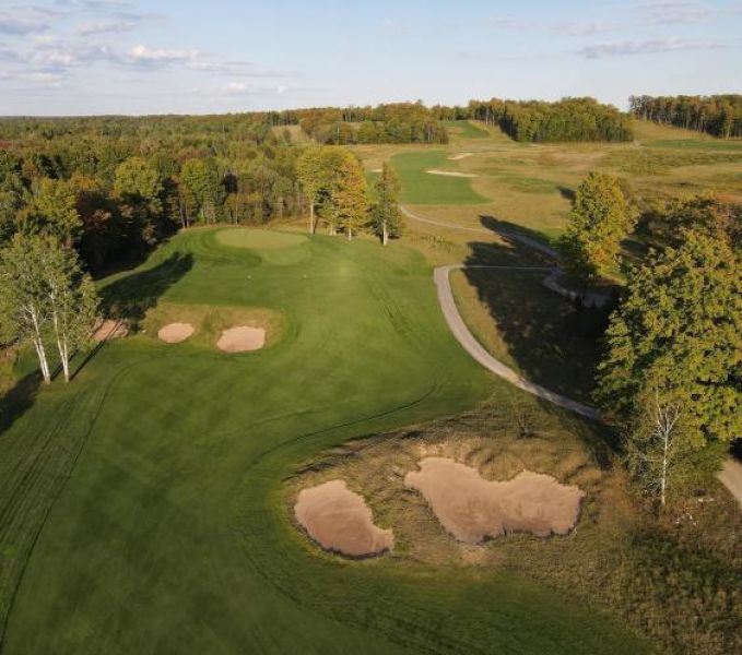 Sage Run Golf Club — GSPro course in Bark River, Michigan, USA, designed by Thegolfboy