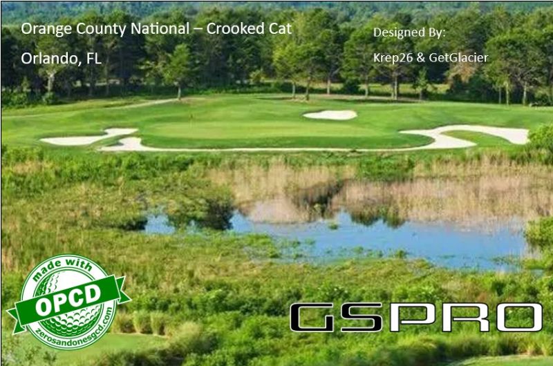 Orange County National – Crooked Cat — GSPro course in Winter Garden, Florida, USA, designed by GetGlacier