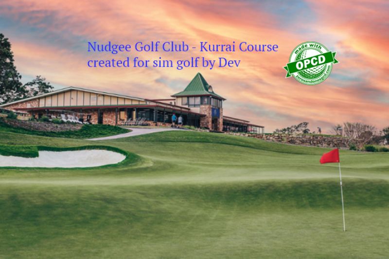 Nudgee GC – Kurrai — GSPro course in Brisbane, Queensland, Australia