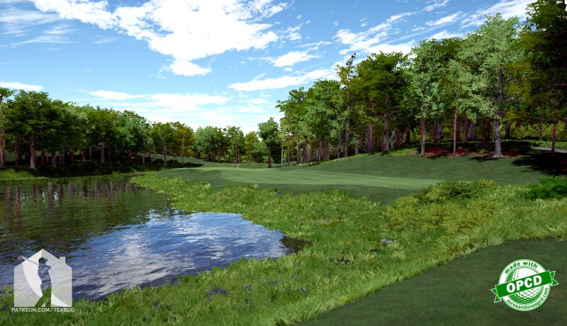 Augustine Golf Club — GSPro course in Stafford, Virginia, USA, designed by Tekbud