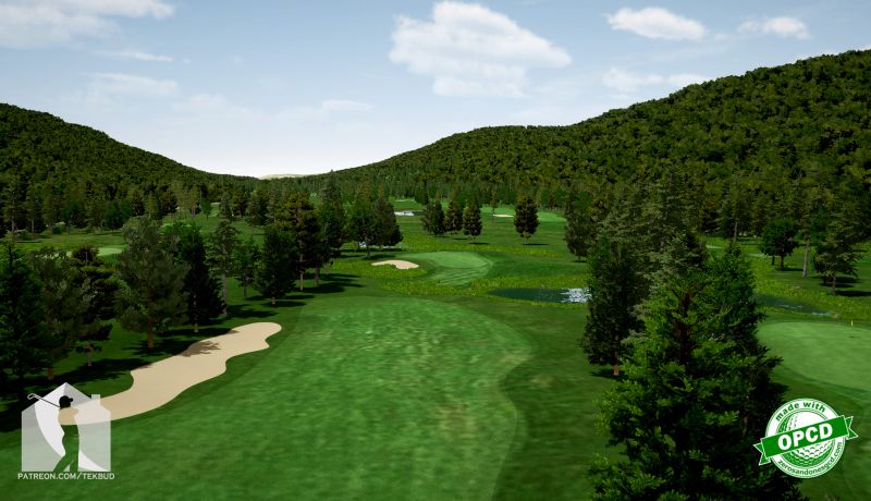 Hanah Mountain Resort and Country Club — GSPro course in Margaretville, New York, USA, designed by Tekbud