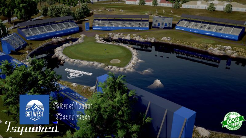 SGT West – Stadium Course — GSPro course in La Quinta, California, USA
