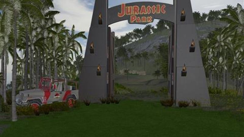 Jurrasic Par3 — GSPro course in Isla Nublar, Costa Rica, designed by CDrum