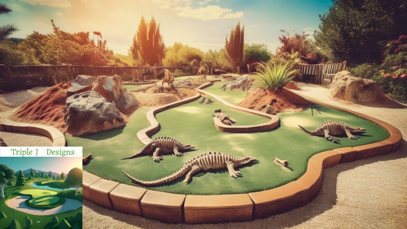 Fossil Preserve – Miniature Golf /Putt Putt — GSPro course in West Berlin, NJ, designed by Triple J