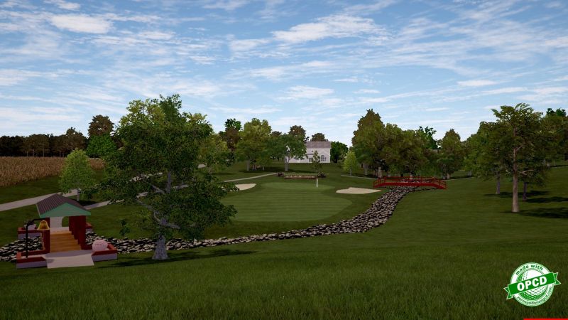 Lincoln Elks — GSPro course in Lincoln, Illinois, USA, designed by TM