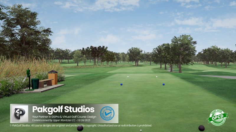 Upper Montclair CC – East-South — GSPro course in Clifton, New Jersey, USA