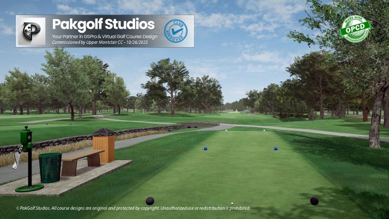 Upper Montclair CC – West-East — GSPro course in Clifton, New Jersey, USA