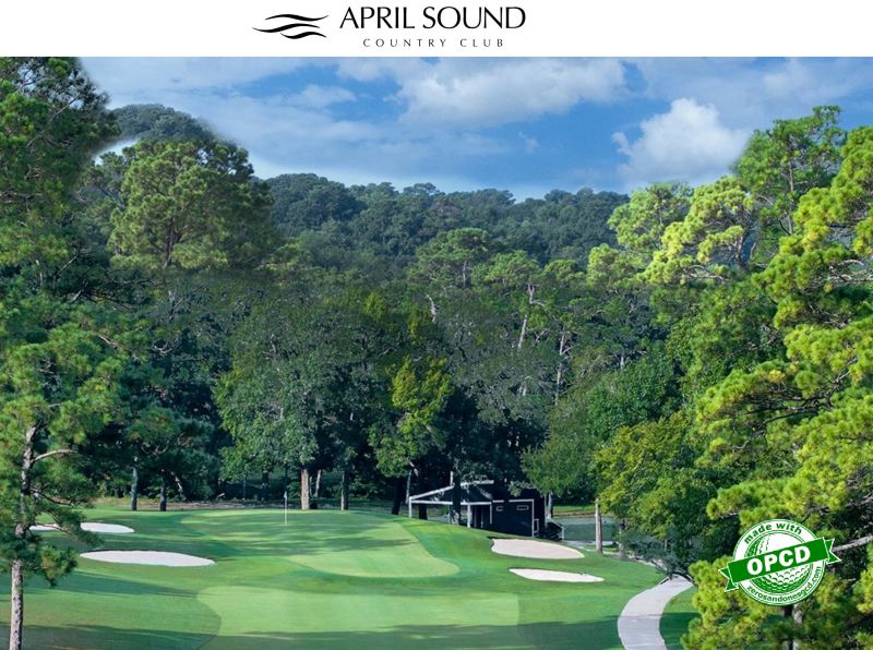 April Sound Red (Executive) — GSPro course in Montgomery, Texas, USA, designed by SnowmanB