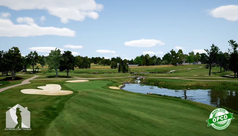 Hayfields Club 608 — GSPro course in Hunt Valley, Maryland, USA, designed by Tekbud
