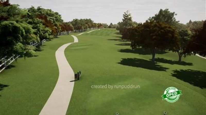 Bright Leaf Golf Resort Executive — GSPro course in Harrodsburg, Kentucky, USA, designed by runpuddrun