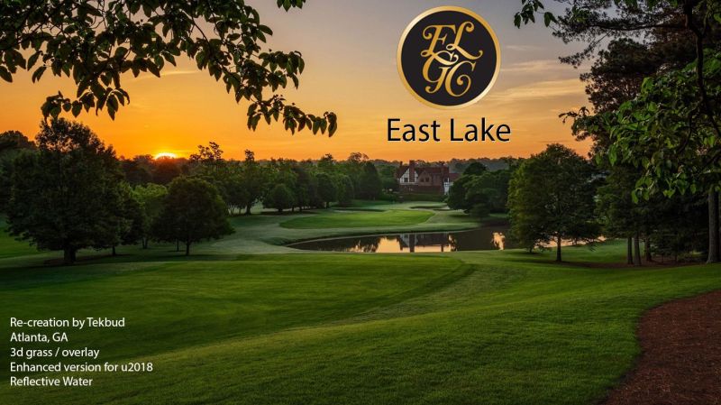 East Lake Golf Club — GSPro course in Atlanta, Georgia, USA, designed by Tekbud