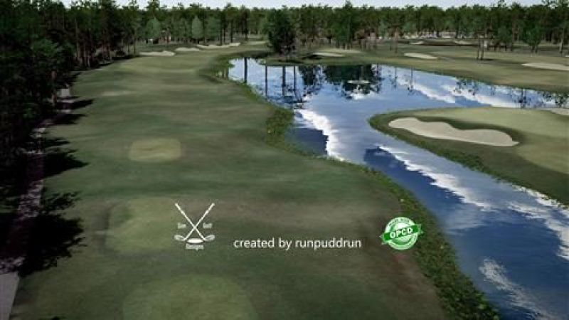 Indian Mound — GSPro course in Jekyll Island, New Hampshire, USA, designed by runpuddrun