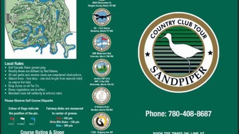 SandPiper — GSPro course in Edmonton, California, Canada, designed by Unseen