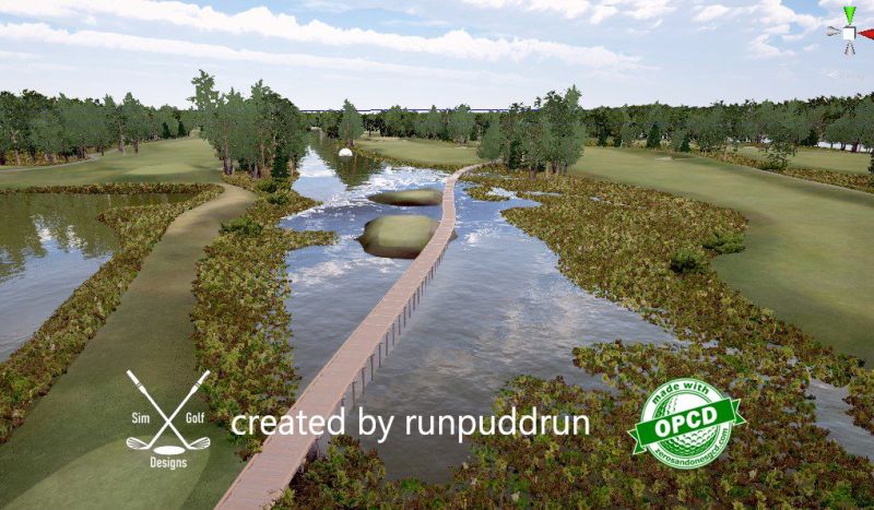 Lansdowne – Sharkbite — GSPro course in Lansdowne, Virginia, USA, designed by runpuddrun